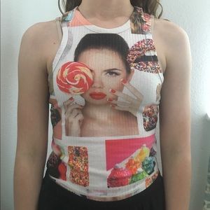 Quirky, Fun, Sleeveless Top